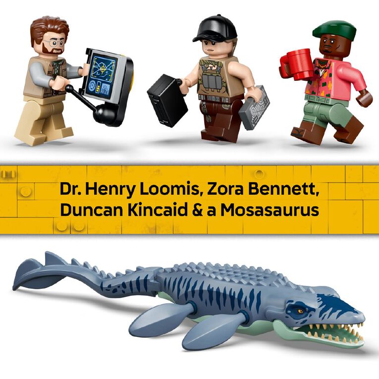 LEGO Jurassic World Mosasaurus Dinosaur Boat Attack 77983, , hi-res
