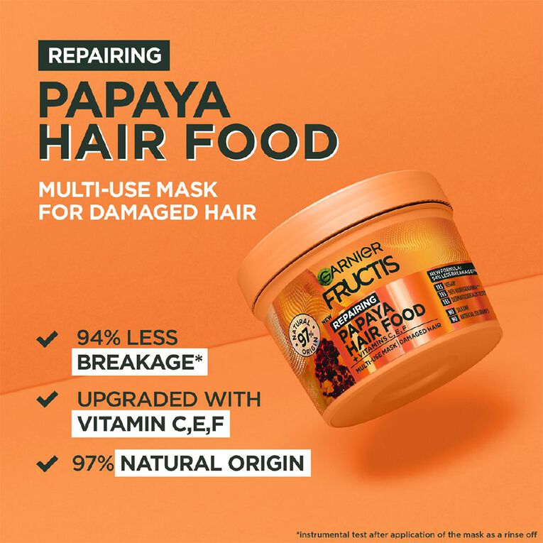 Garnier Fructis Hair Food Papaya 390ml, , hi-res