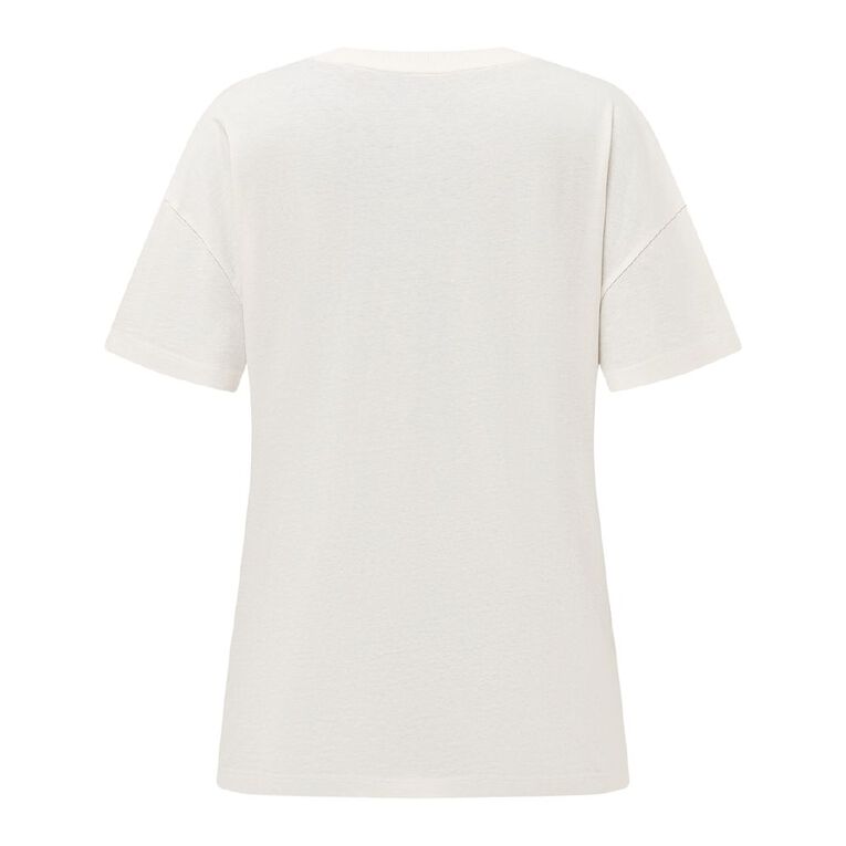 H&H Women's Short Sleeve Mothers Day Tee, White, hi-res