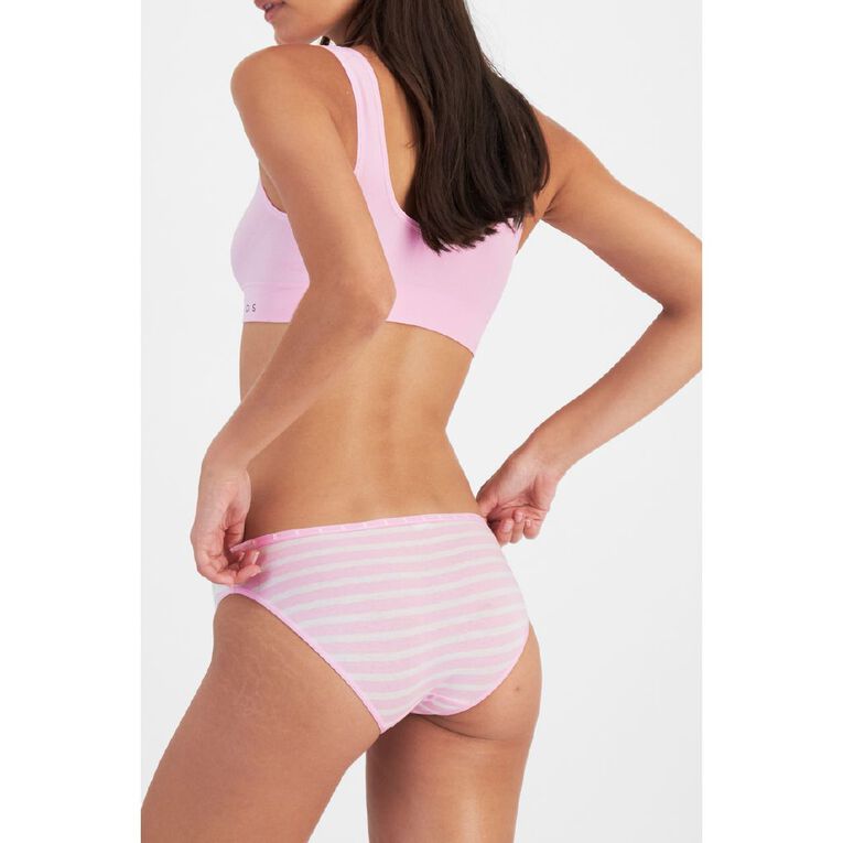 B FOR BONDS Women's Bikini Briefs 2 Pack, Pink W26 23K, hi-res