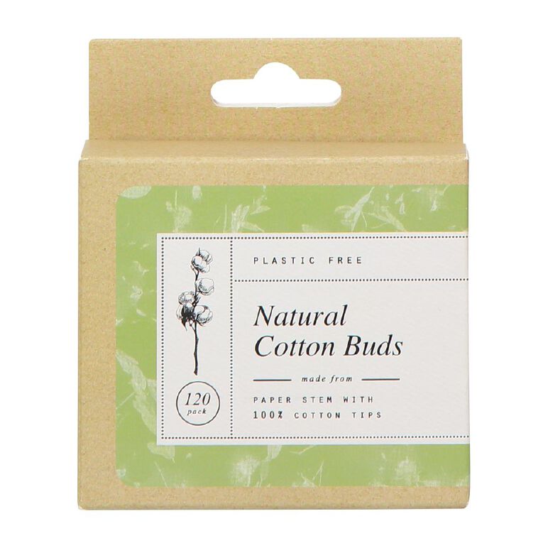 Paper Stem Cotton Buds 120 Pack, , hi-res