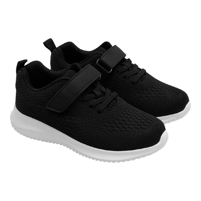 Active Intent Senior Kids' Diego Trainers, Black, hi-res