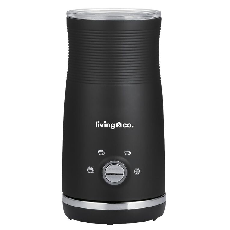 Living & Co Milk Frother Black, , hi-res