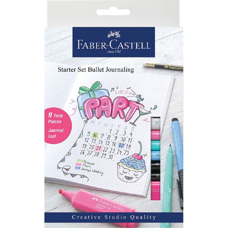 Faber-Castell Bullet Journaling Starter Set Multi-Coloured, , hi-res