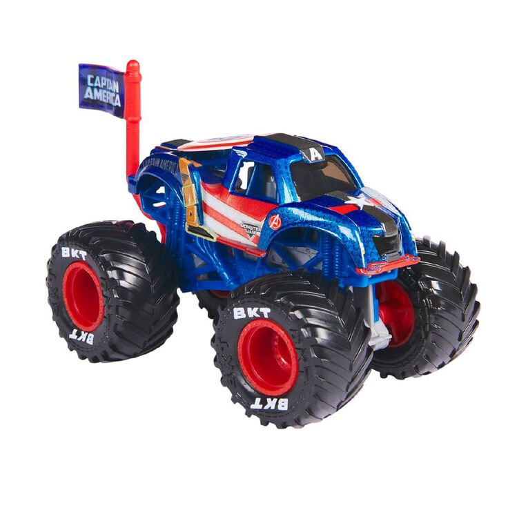 Monster Jam Marvel 1:64 Single Pack Assorted, , hi-res