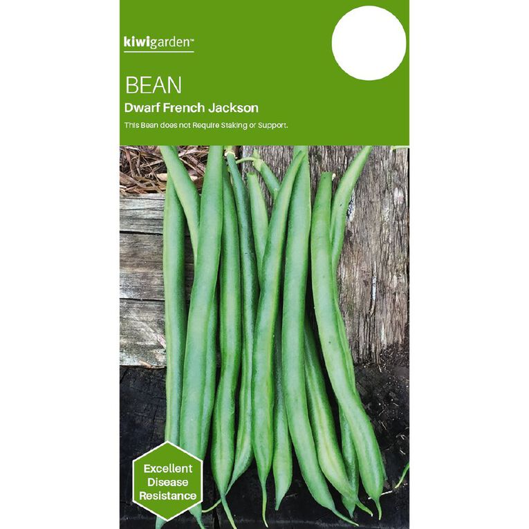 Kiwi Garden Bean Jackson Dwarf French Seeds, , hi-res