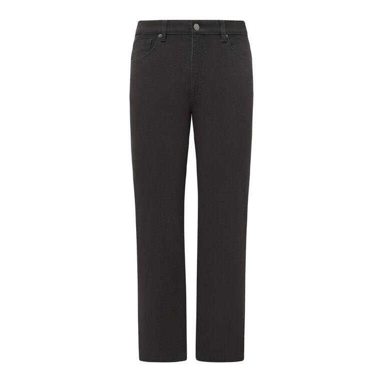 H&H Men's Straight Leg Jeans, Grey Dark, hi-res