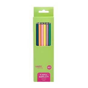 Uniti Kids Playful Simplicity Hb 6 Pack Pencil