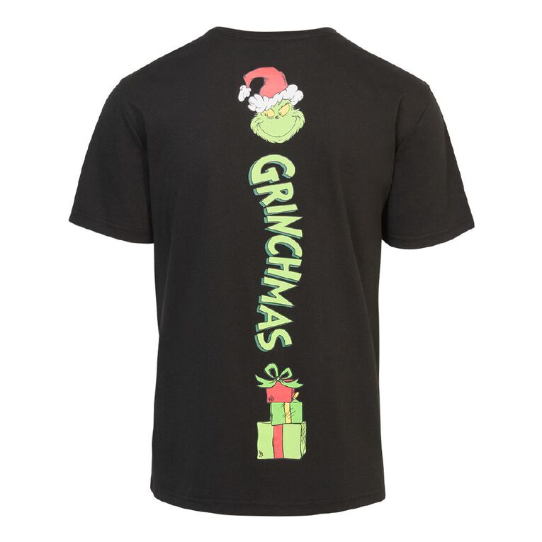 The Grinch Men's Tee, Black, hi-res