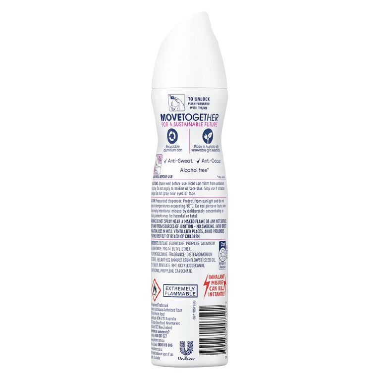 Rexona Women's Antiperspirant Base Deodorant Sexy 250ml, , hi-res