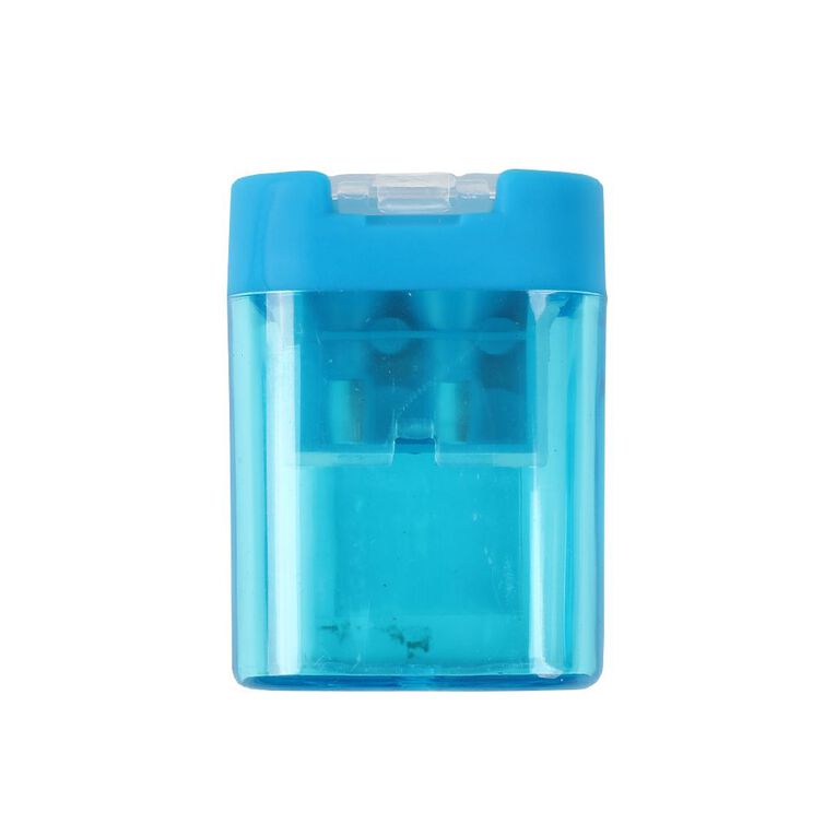 WS Pencil Sharpener 2 Hole Barrel Plastic, , hi-res
