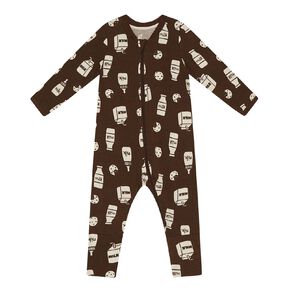 Young Original Babys' Zip-Thru Footless All-in-One