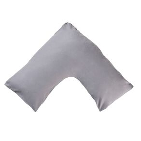 Living & Co Pillowcase U-Shape 250TC Grey One Size