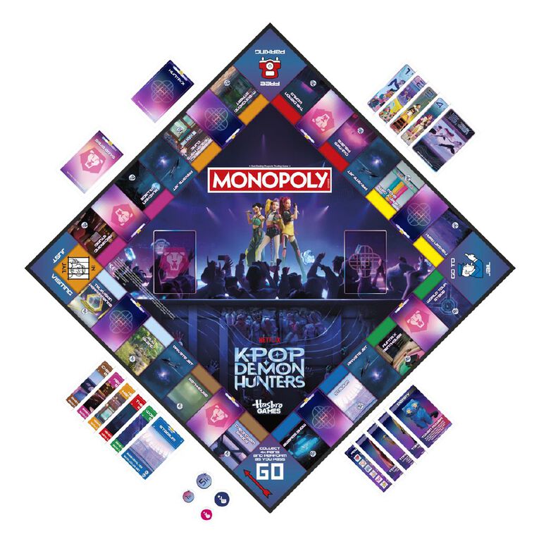Hasbro KPop Demon Hunters Monopoly, , hi-res