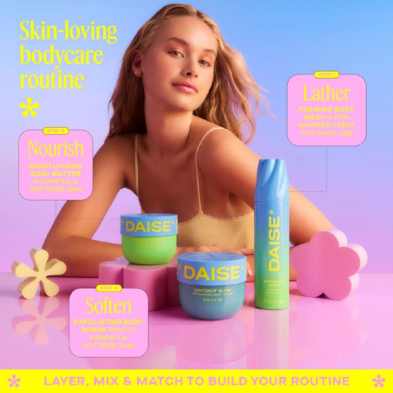 Daise Moisturizing Body Butter Coconut 250g, , hi-res