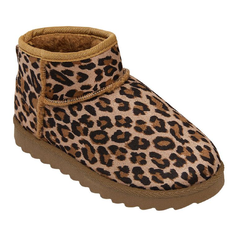 Young Original Senior Kids' Kirby Slipper Boots, Tan, hi-res