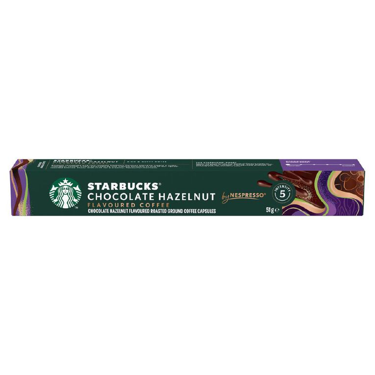 Starbucks by Nespresso Coffee Capsule Chocolate Hazelnut 10 Pack 51g