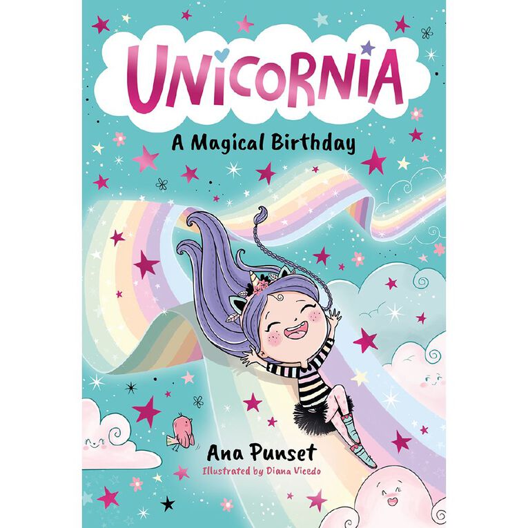 Unicornia #2 A Magical Birthday by Ana Punset, , hi-res