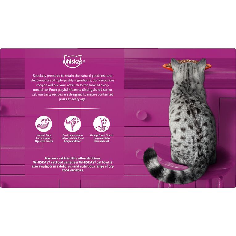 Whiskas Adult Wet Cat Food with Beef in Gravy Pouches 18 Pack, , hi-res