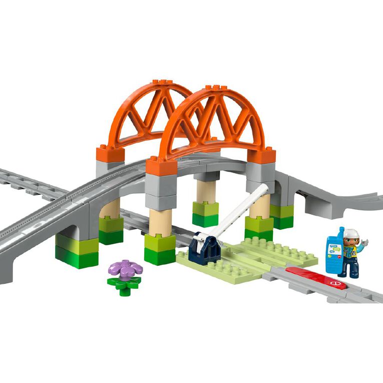 LEGO DUPLO Train Bridge and Tracks Expansion Set 10426, , hi-res