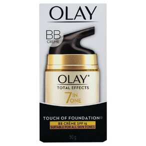 Olay Total Effects Touch Of Foundation Moisturiser 50g