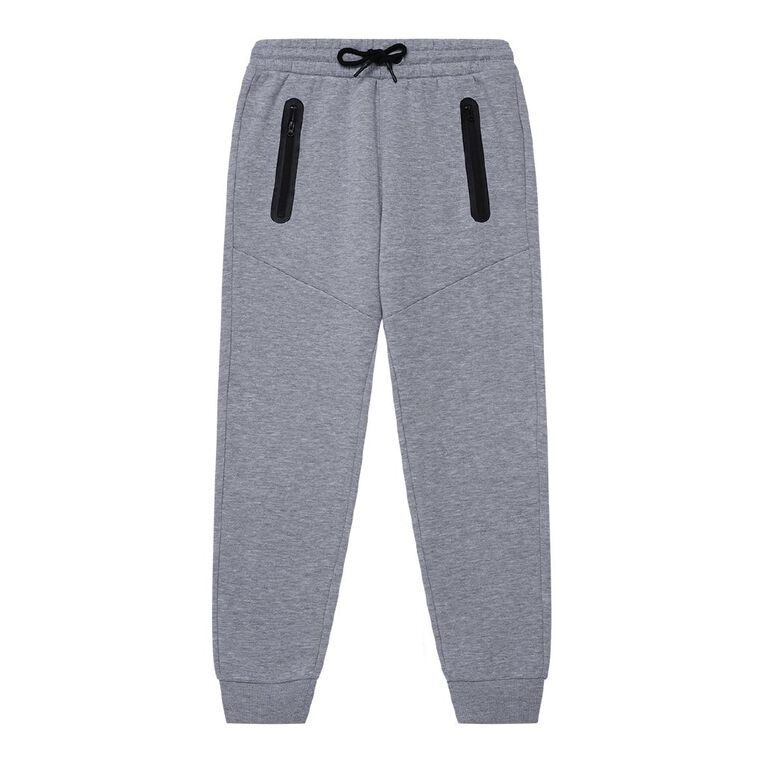 Young Original Zip Pocket Trackpants, Grey Mid GREY MARLE, hi-res