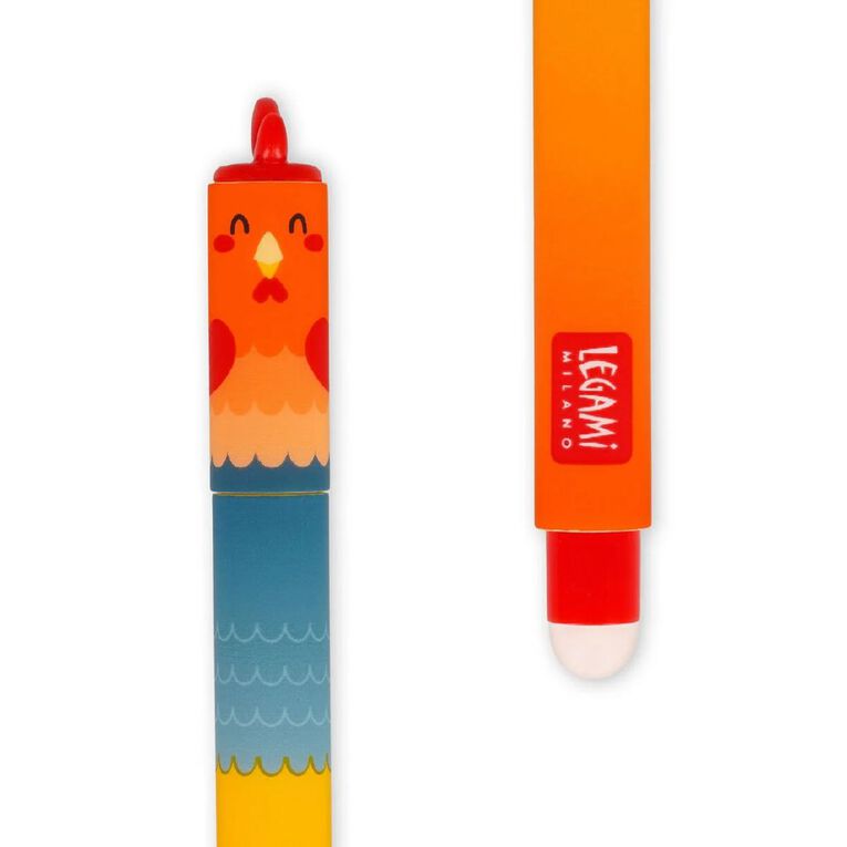 Legami Set of 4 Erasable Gel Pen Farm Sweet Farm, , hi-res