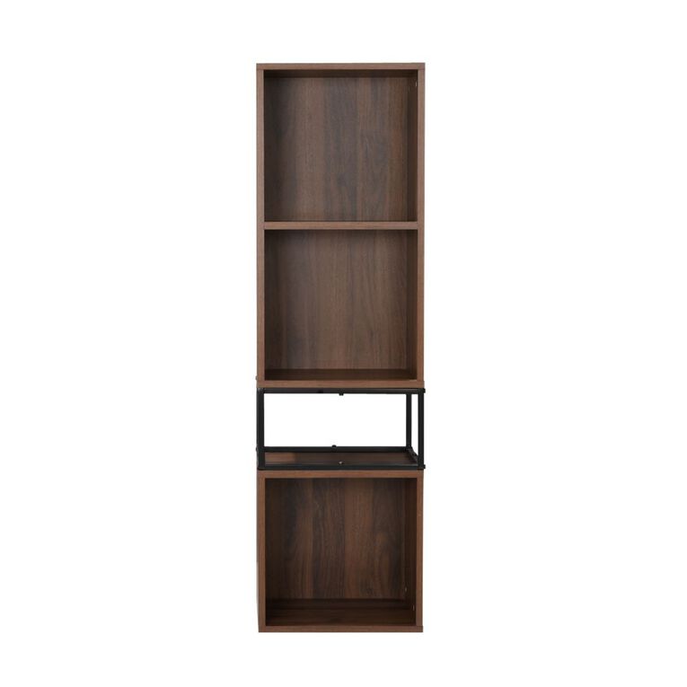 Living & Co Parker 1 x 4 Cube Storage with Shelf, , hi-res