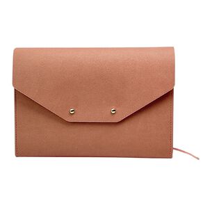 Uniti Stationery Pu A5 Journal Wallet Pink