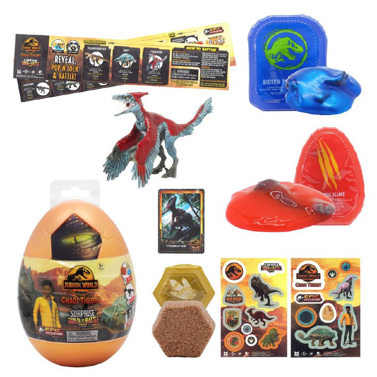 Jurassic Captivz Chaos Theory Surprise Egg, , hi-res