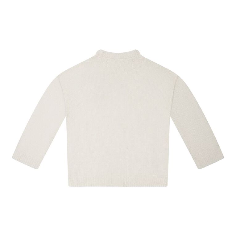 Young Original Slouchy Knit Jumper, Cream, hi-res