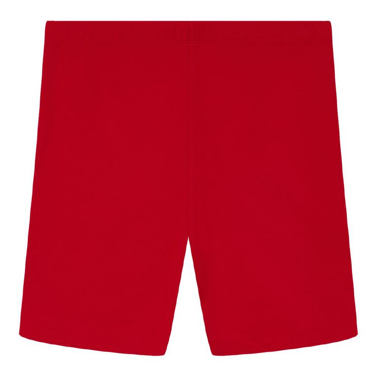 Young Original Plain Bike Shorts, Red Mid, hi-res
