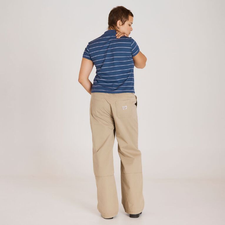 BRDRLESS Ivy Stripe Polo, Navy, hi-res