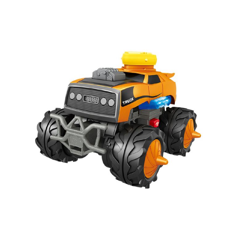 Play Studio Stunt Truck Light and Sound Orange, , hi-res