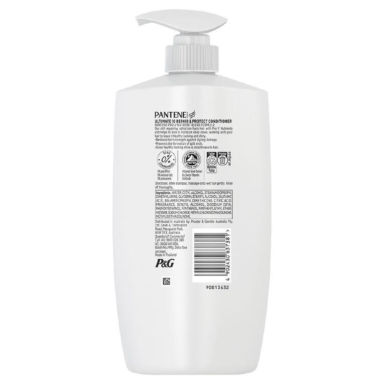 Pantene Ultimate 10 Repair & Protect Conditioner 900ml, , hi-res