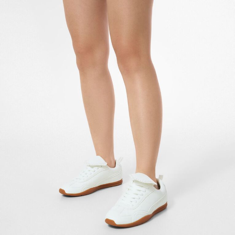 H&H Women's Turn Over Sneakers, White, hi-res