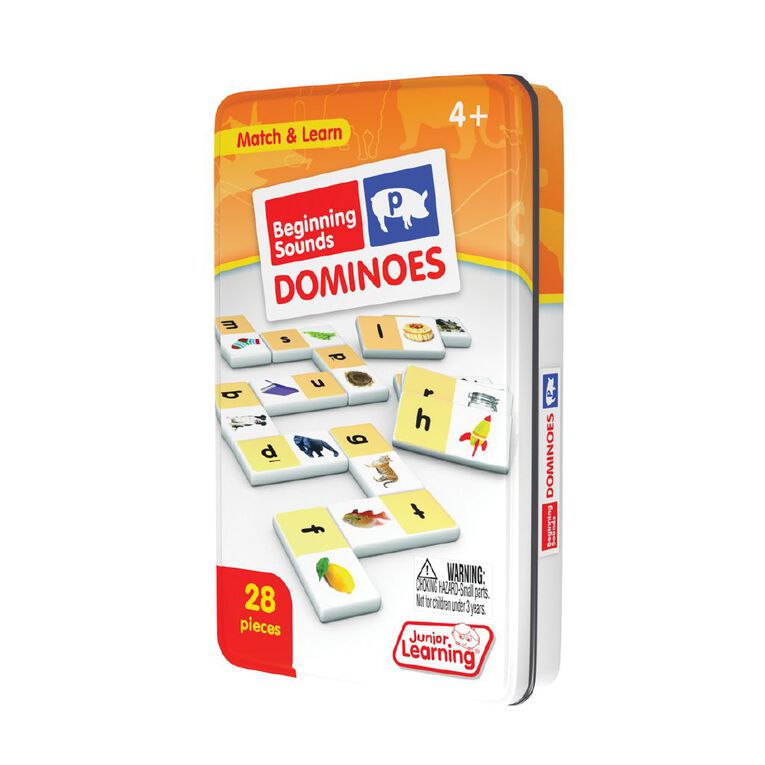 Junior Learning Beginning Sound Dominoes, , hi-res