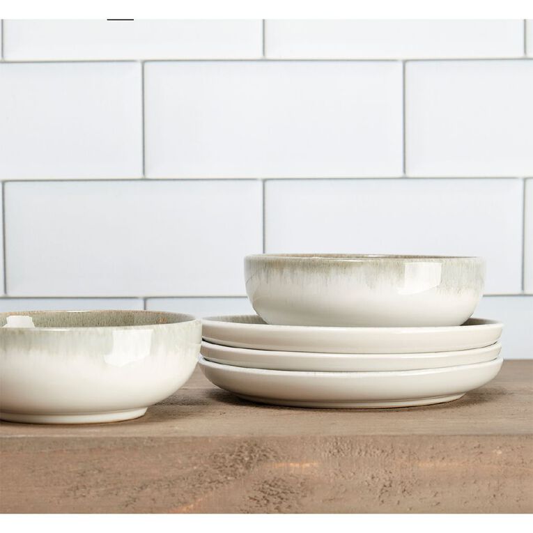 Living & Co Piha Glazed Side Plate Green, , hi-res