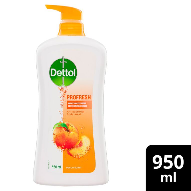 Dettol Profresh Shower Gel Body Wash Peach Burst, , hi-res