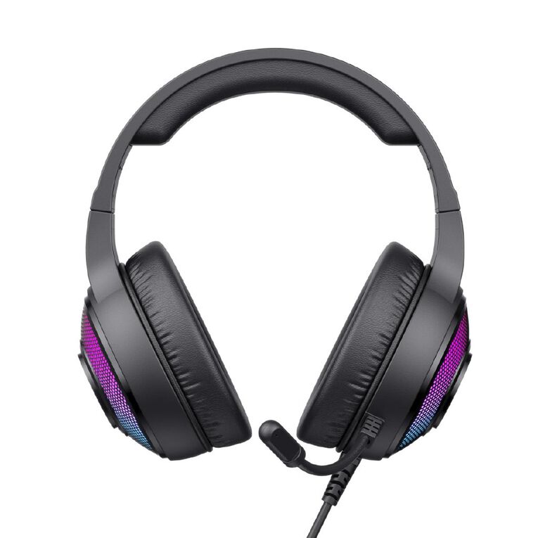 Gamenote 50mm RGB Headset Black H2042D Black/Blue, , hi-res