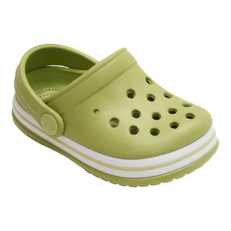 Young Original Junior Kids' Jack Frog Clog Shoes, Khaki, hi-res