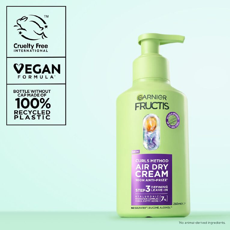 Garnier Fructis Curl Air Dry Cream 260ml, , hi-res