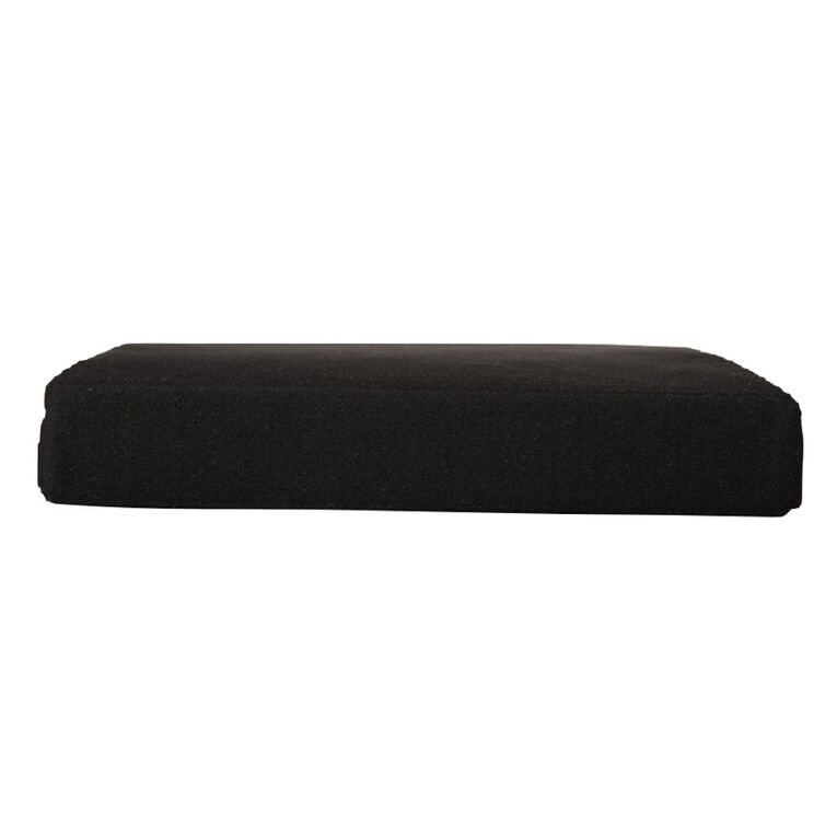 Living & Co Fitted Microfibre Sheet Black King, , hi-res