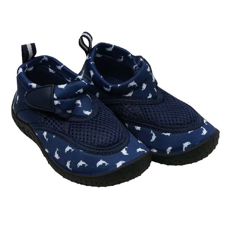 Young Original Junior Kids' Printed Chris Aqua Socks, Navy, hi-res