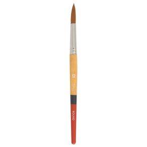 Princeton Snap Brush Short Handle Taklon Round 12 White