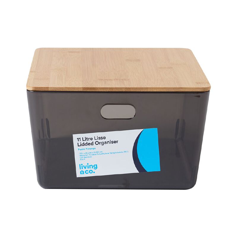 Living & Co Lisse Organiser Black 11L, , hi-res