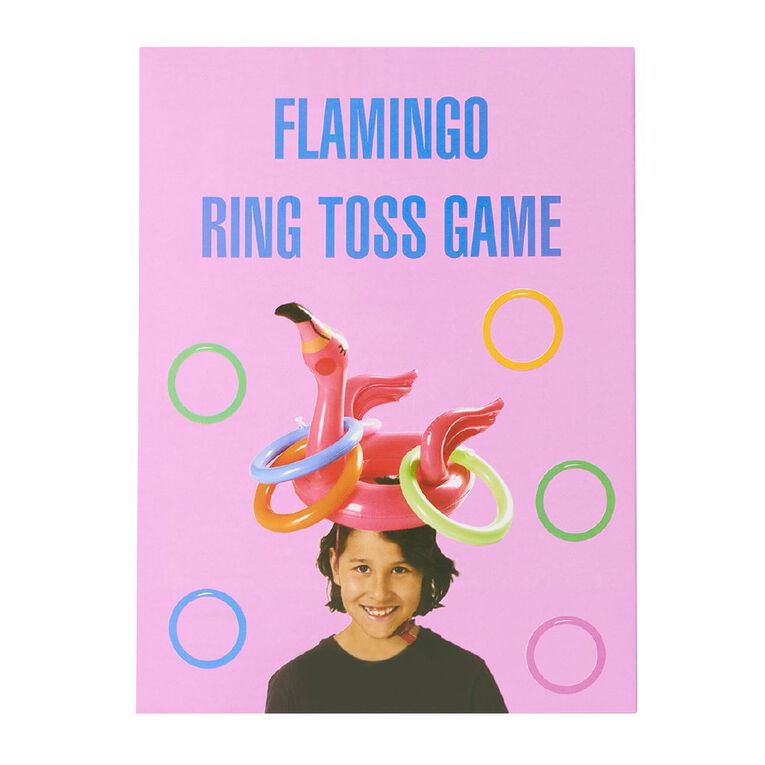 Flamingo Ring Toss Game, , hi-res