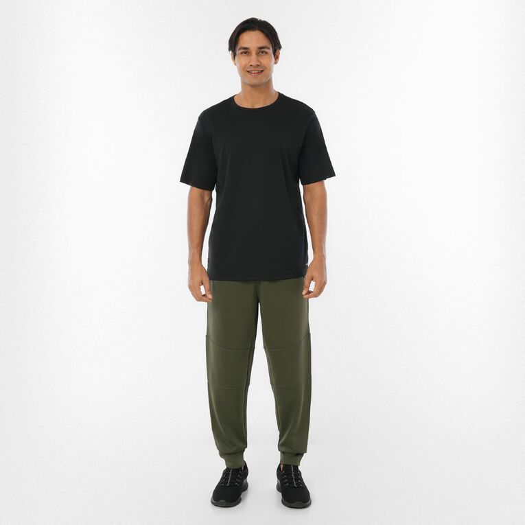 Active Intent Men's Cooldry Panel Joggers, Green Mid, hi-res
