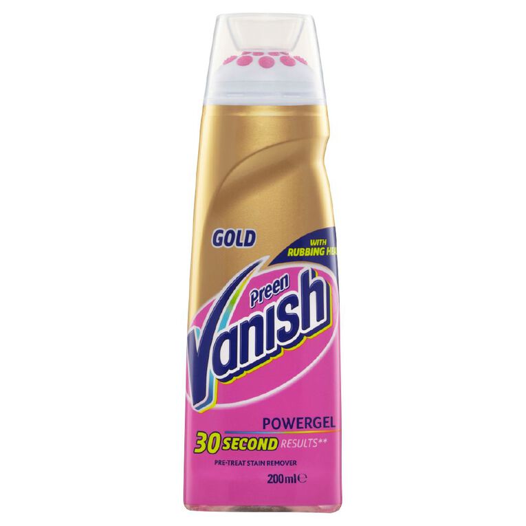 Vanish Preen Gold Stain Remover Power Gel 200ml, , hi-res