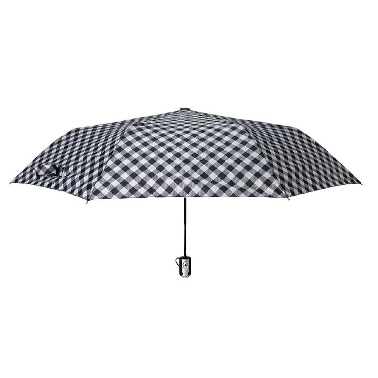 H&H Mini Fashion Umbrella, Black/White, hi-res